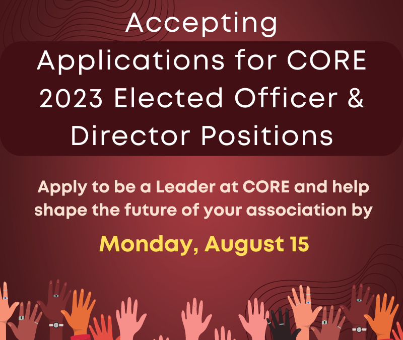 CORE Seeks Volunteer Leaders