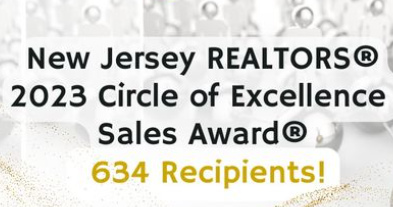 MJAR’s 2023 New Jersey REALTORS® Circle of Excellence Sales Award® Recipients
